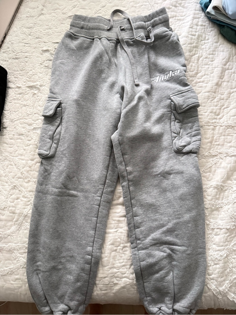 Inaka Power Gray Cargo Jogger Pants